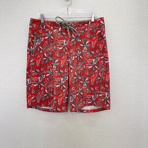 Stio CFS Floral Quick Stretch Board Shorts Swim Trunks 2330 Mens size 33x19